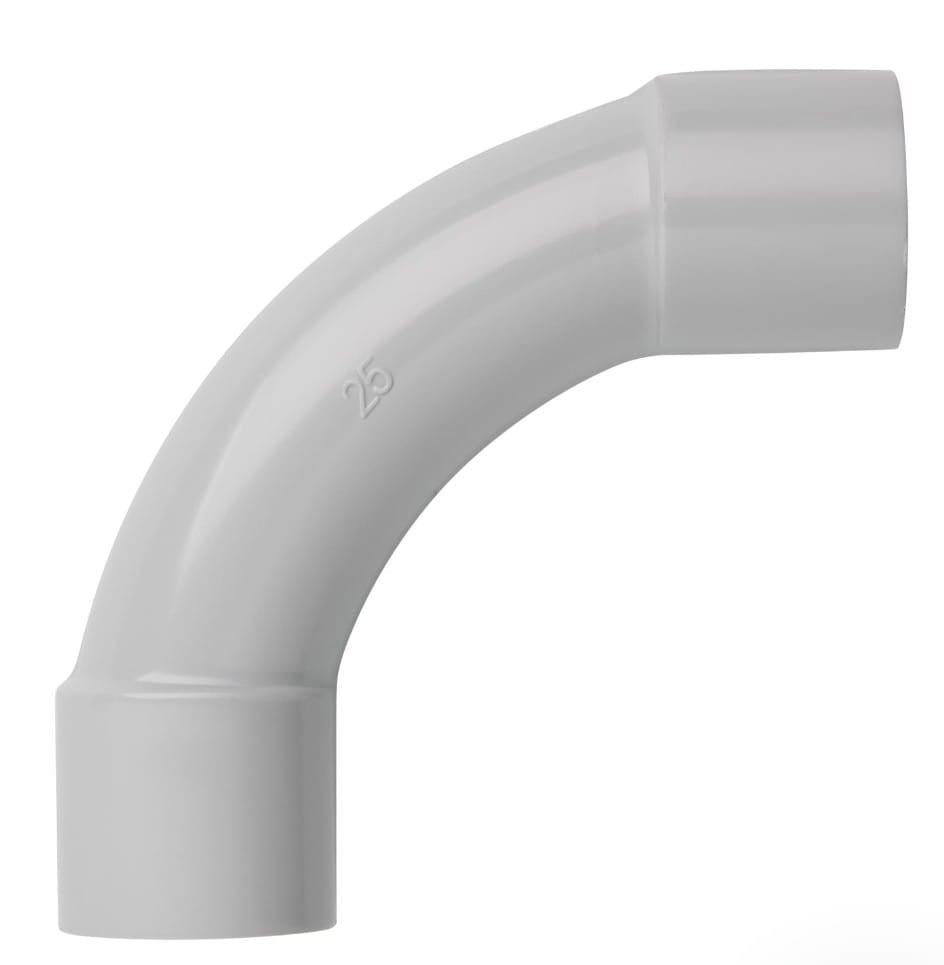 25 mm Sweeping elbow