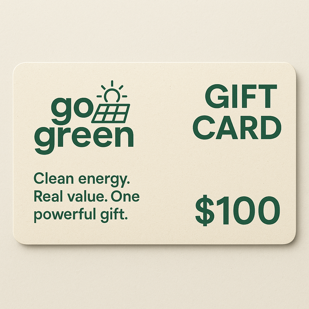 Go 4 Green gift card
